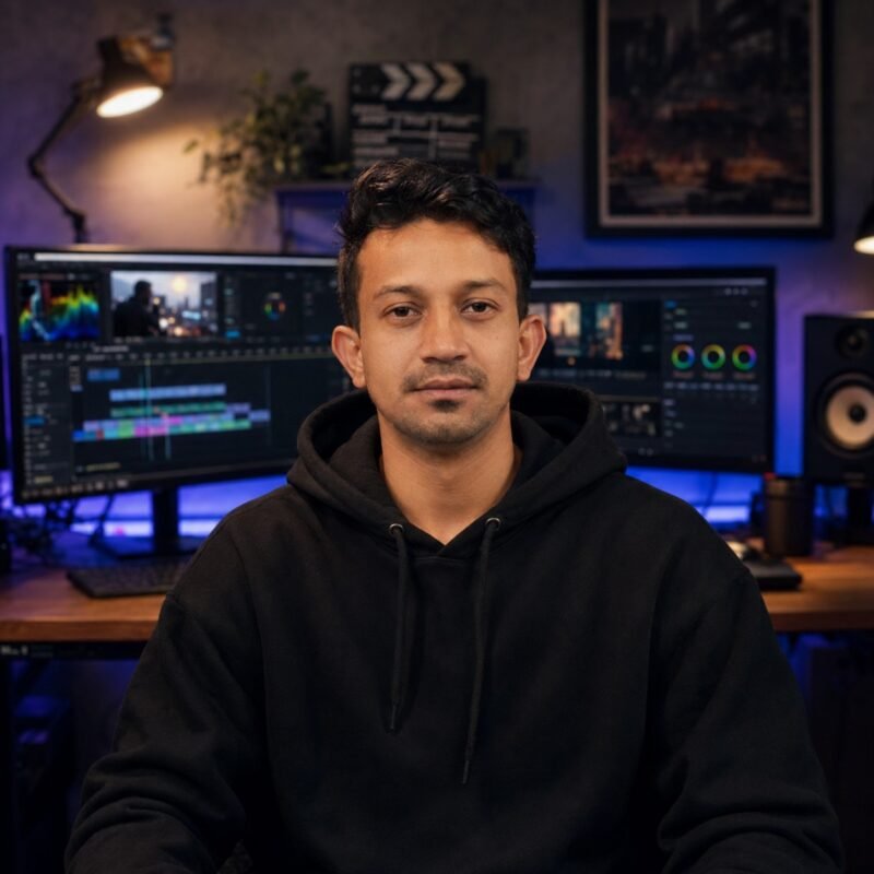 Bigyan Karki a video editor from Kathmandu Nepal
